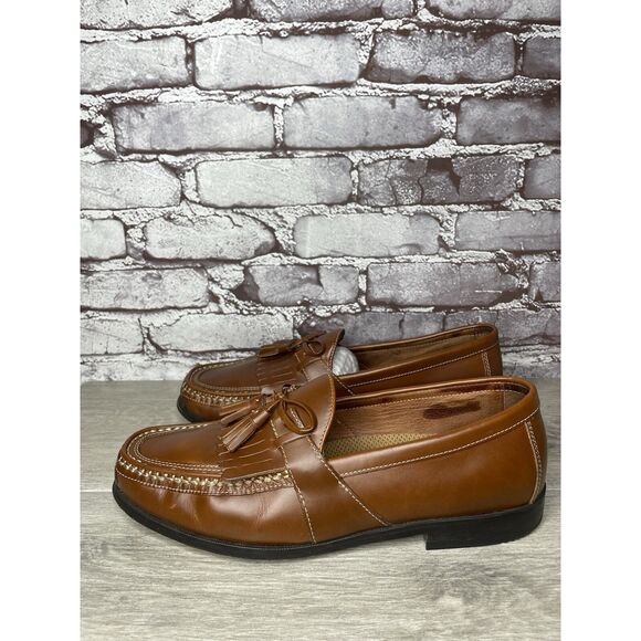 Johnston & Murphy Brown Leather Kiltie Tassel Loafers Shoes Men\'s Sz 11M US/44EU main image 10